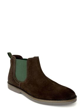 NEW Clarks Atticus LT Top Mid Chelsea Boots Brown Suede Men’s Size 10 Green New